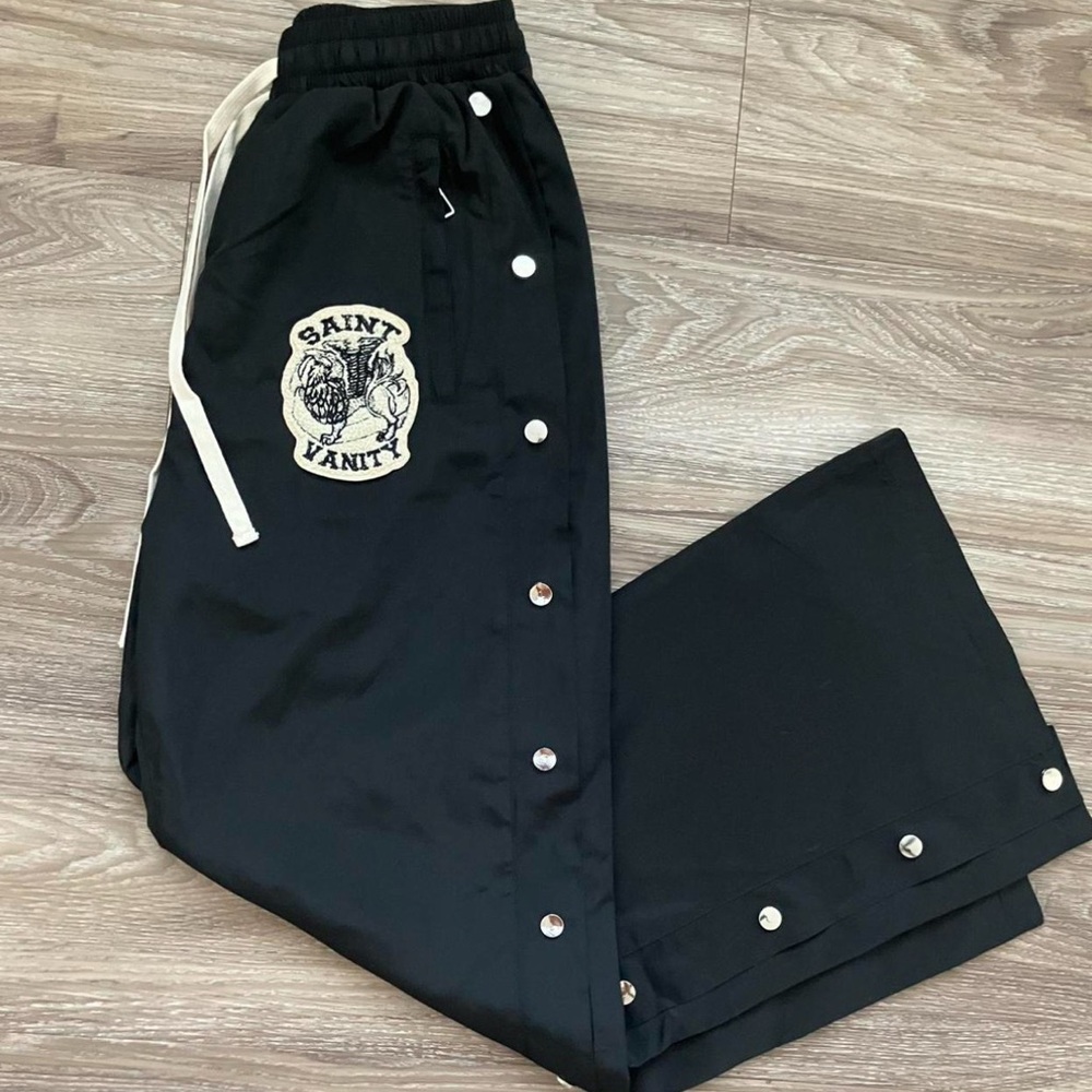 SAINT VANITY NYLON LONG PANTS BLACK